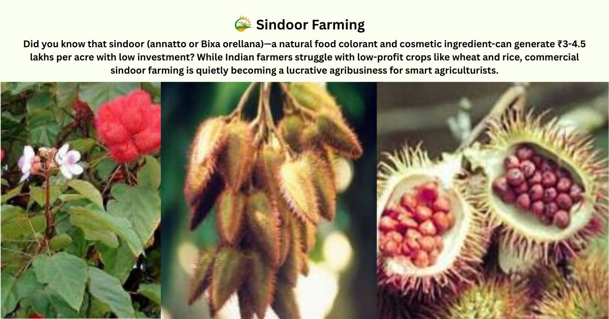 Sindoor Farming: मसाले की सिंदूर फसल से कमाएं 4.5 लाख रुपये प्रति एकड़, जानें कैसे